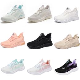 2024 winter women shoes Hiking Running soft Casual flat Shoes fashion Black pink beige gray Trainers large size 35-41