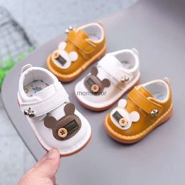 New First Walkers Newborn Baby Shoes Classic Stripe Leather Boy Girl Shoes Multicolor Toddler Rubber Sole Anti-slip First Walkers Infant Moccasins