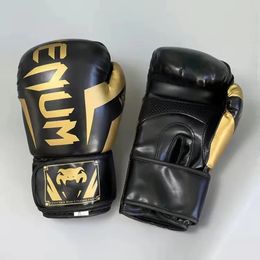 Professional boxing Sports 6/8/10/12/14oz Professional Gloves PU Thickened MMA Fighting Sanda Glove Muay Thai Boxing Training Accessories