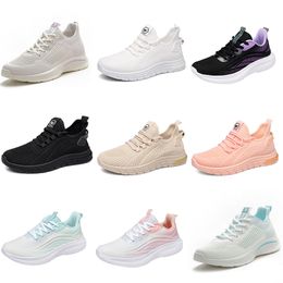 2024 winter women shoes Hiking Running soft sole Casual flat Shoes fashion Black pink beige Grey Trainers 35-41