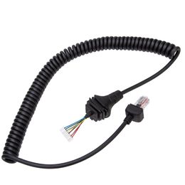 Talkie 8 Pin HM152 Mic Handheld Radio Speaker Microphone PU Cable for ICOM IC2820H IC2825E Walkie Talkie