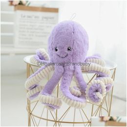 Peluche Interactive Lovely Simation Octopus P Stuffed Toy Soft Animal Home Accessories Cute Doll For Children Stuff Christmas Drop De Dhovf