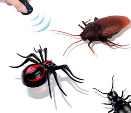 Remote Control Realistic Fake Spider RC Prank Toys Insects Joke Scary Trick Infrared ControlAnt SpiderCockroach2335489