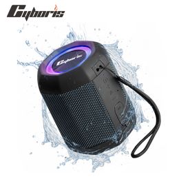 Speakers S3 Bluetooth Speaker Mini Portable Wireless Outdoor Speakers with RGB Lights 360° Surround Stereo Bass Small Speakers for Home