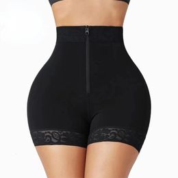 Lace Abdomen Tightening Buttock Lifting Shaping Pants Shapewear Corset Fajas Women Waist Trainer Body Shapers Leggings 240113