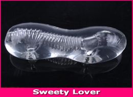 Cheapest Transparent Nice Male Masturbator Pocket Pussy Vagina Massager Mens Trainer Adult Sex Toys Sex Products 179016378643