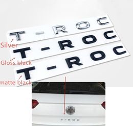 For VW TROC TROC Rear Trunk Emblem Tailgate Badges Logo Letters Sticker8862243