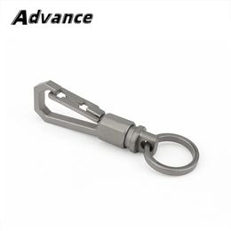 Alloy Key Ring Rotate Quick Release Type Belt Buckle Outdoor Tool EDC 240112