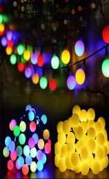 10M 100 LED Balls Globes Fairy LED String Light Bulbs Multicolor Party Wedding Christmas Garden Outdoor Decor110V 220V EU Plug2377420