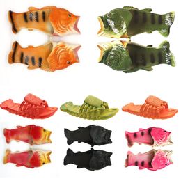 2024 Funny Slippers Womens Shoes Family Residential Shoes Men Blus Summer Beach Slippers Boys Unisex New Fish Slippers