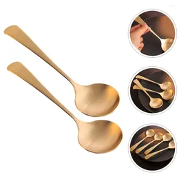 Spoons Handmade Pure Copper Spoon Home For Decor Thickened Serving Large Cooking Soup