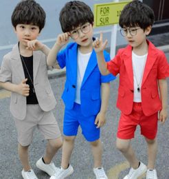 Children039s Boys Blazer Sets 2020 Summer New Toddler Boy Fashion Blazer Coatvestshorts 3pcs Suits Big Boys Gentleman Sets 23312764