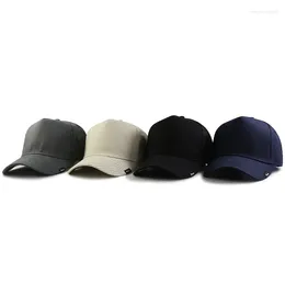 Cycling Caps Big Head Man Plus Size Baseball Cap Men Summer Cotton Sun Hat Male Hats M 56-58cm L 60cm And Above