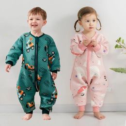 Sleeping Bag For Babies Spring Autumn Sleeping Bags For Children Bag For Kids Sleepwear Onesie Kids Pyjamas Sacos De Dormir 240112