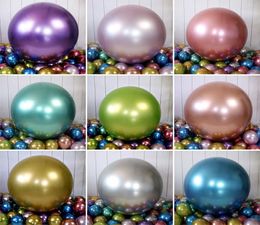 36 Inch Party Balloon Giant Round Balloons Kid Toys Latex Chrome Metallic DIY Wedding Birthday Baby Shower Christmas Arch Decorati3988410