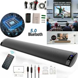 Speakers USB TV Sound Bar with Remote Control Wireless Bluetooth 5.0 Home Audio 3D Subwoofer Surround SoundBar for PC Theater TV Speaker