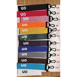 Yoga Hair Bands Lu Fashion Keychain Women Fitness Running Elastic Lanyards High Quality 5Pcs Per Lot Drop Delivery Sports Outdoors Sup Ot9Fi
