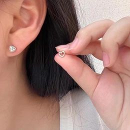 Stud Earrings 1Pair Heart Earring For Women Ear Bone Spiral Body Jewellery