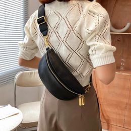 Fashion Fanny Pack Women Waist Casual Crossbody Chest Bags Unisex Hip Bum Bag Travel WaterProof Belt Sport Purse Pocket 240113