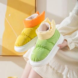 Slippers Women Men Autumn Winter Girl Home Outdoor Shoes Non-slip Soft Warm Indoor Bedroom Lovers Couples Floor