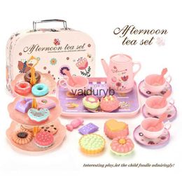 Kitchens Play Food DIY Pretend Play Toy Simulation Tea Party Set Tableware Play House Kitchen Afternoon Tea Game Toys Snack Gifts ldren Kid Girlvaiduryb