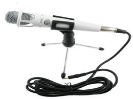 New E300 Condenser Handheld Microphone XLR Professional Large Diaphragm MIC with Stand for Computer Studio Vocal Recording Karaoke1271852