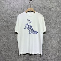 Print Leopard Street T-Shirts Short Sleeve White Casual Tee Olive Mens Designer Fashion Top Shirts T-Shirts Summer S-XXL