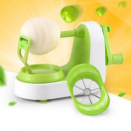 Hand-cranked Multifunctional Peeler Machine Home Fruit Peeler With Slicer Corer Cutter For Kitchen Convenience 240113