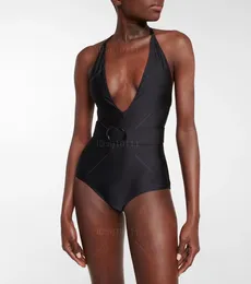 G5G Women Sexy Bikini One Piece Swimsuit Deep V-Neck Spaghetti Strap With Belt Push Up Swimwear Bodysuit Beach Holiday