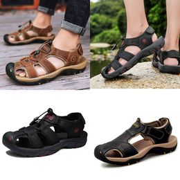 Designer Slides Women Man Luxury Slippers Sandals Brand Sandals Real Leather Flip Flop Flats Slide Casual Shoes Sneakers size 38-48