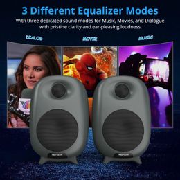 Wireless High-end Bookshelf Bluetooth Speakers Active Stereo Computer Desktop 2.0 High Sound quality 60W High Power Subwoofer 240113