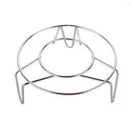 Double Boilers Stainless Steel Steamer Kitchen Cookware Rack Insert Stock Cooking Steaming Stand Heating Supplies