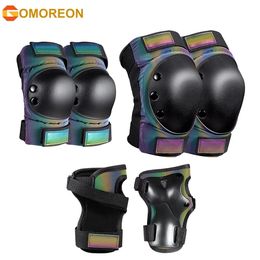 Gear GOMOREON Adult/Kids/Youth Knee Pads Elbow Pads Wrist Guards Sport Protective Gear for Skateboard Skating Scooter Cycling