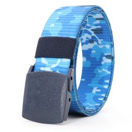 Hot sale customizable camouflage Casual belt outdoor Security training nylon camouflage men's belt