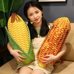 Fresh Maize Plush Toy Soft Stuffed Crop Grilled Corn Doll Simulation Pillow Sleeping Cushion Christmas Gift For Children Kids 240113