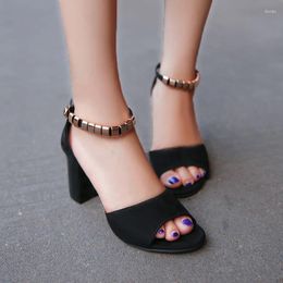 High Sandals Party Peep Dress Heels Toe Women Chunky Shoes Summer 2024 Elegant Walking Fashion Pumps Female Zapatillas 521 362