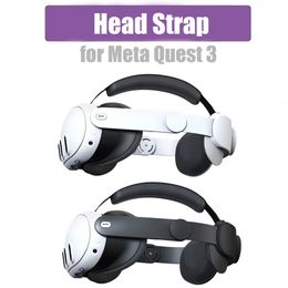 Replaceable Head Strap for Meta Quest 3 VR Headset Improve Comfort Adjustable Oculus Accessories 240113