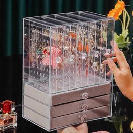 Jewelry Pouches Multi Tiers Display Stand Stylish Jewellery Holder Storage Box For Necklaces/Earrings/Bracelet