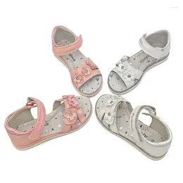Sandals 1pair Flower Girl Orthopedic Arch Support Inner 15.8-19cm Kids Fashion Children Shoes