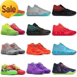 With Box MBS Roller Shoes LaMelo Ball 1 Basketball Shoes MB.01 Be You LO UFO Black Blast and Mens Sneaker
