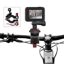 Cameras Action Camera Bike Mount Holder Clamp for DJI OSMO Action Pocket 2 Gopro 9 8 7 Insta360 ONE Bicycle Handlebar Steady Accessories