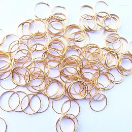 Chandelier Crystal 1000pcs 12mm Gold Stainless Steel Round Rings Diy Chandeliers Parts & Curtain Beads Accessories Connectors