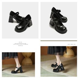 Genuine Shoes Heels Ballet High Fashion Leather Open on Formal Chunky Heel Slingbacks Sandals Ballet Flat Shoe Loafer Designer 22