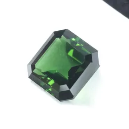 Loose Diamonds Gemstone 6.95ct Green Tourmaline Pillow 11.09X11.05X6.80mm Private Custom Ring Pendant Earring Main Stone Natural Untreated