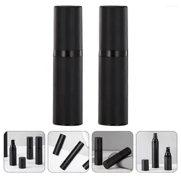 Storage Bottles 2pcs 15ml Empty Spray Bottle Fine Mist Travel Cosmetics Dispenser Vials Container For Home Makeup Black