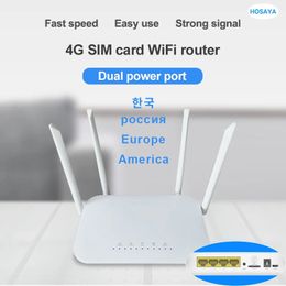 LC117 LTE CPE 4G router 300m CAT4 32 wifi users RJ45 WAN LAN wireless modem SIM card 240113