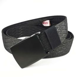 38mm Travel Belt Storage Money Belt Alloy Buckle Nylon Outdoor Security Anti-theft Wallet Zipper Strap