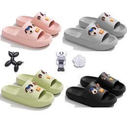 mens slippers DIY Fashion Shoes Chain Slippers Creative cartoon dog Slippers Women Lychee Slides Warm Home Slides Platform Bubble Slippers