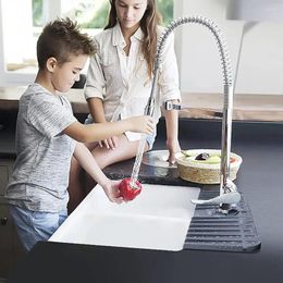 Kitchen Faucets Silicone Faucet Mat Upgraded Drip Catcher For Sink Splash Guard Ba
