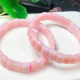 Bangle Natural Pink Opal Fashion Women Healing Gemstone Jewellery Reiki Energy Stone Holiday 1PCS 7x10mm